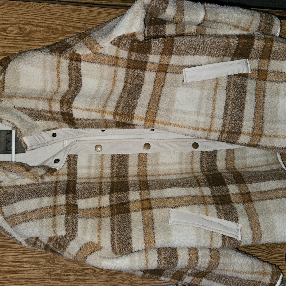 Maurices Brown and Cream Sherpa Jacket